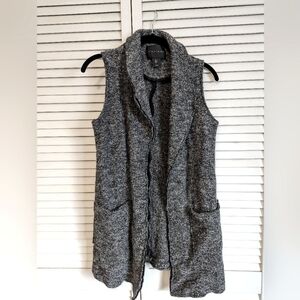 Felted Grey wool blend vest